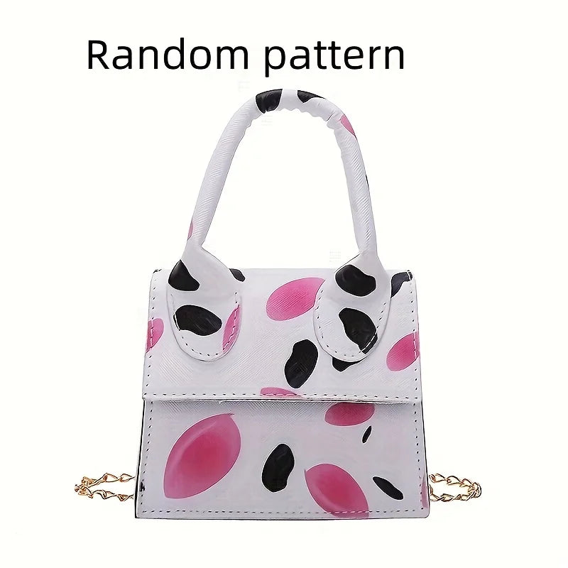 Chic 2023 Korean Fashion Women's Small Square Chain Crossbody Handbag