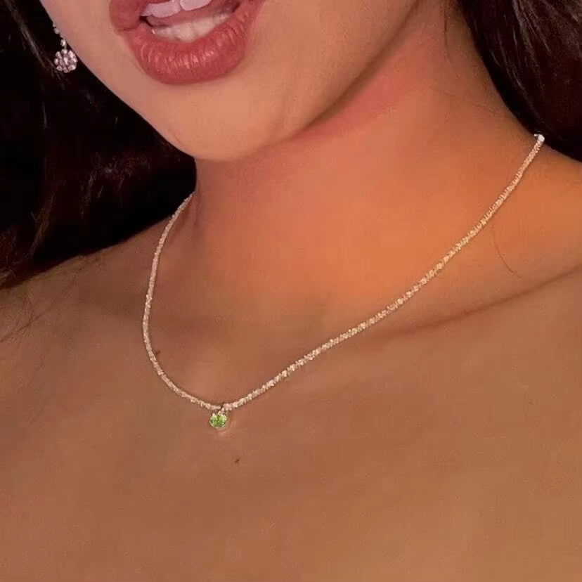 Trendy Silver Sparkling Choker Necklace for Women - Perfect for Weddings and Parties!