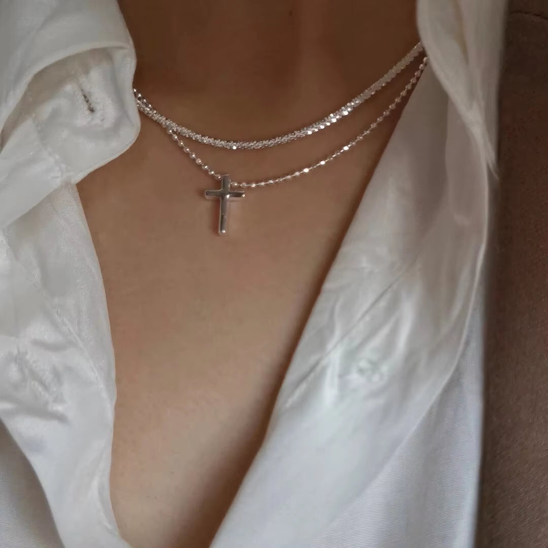 Trendy Silver Sparkling Choker Necklace for Women - Perfect for Weddings and Parties!