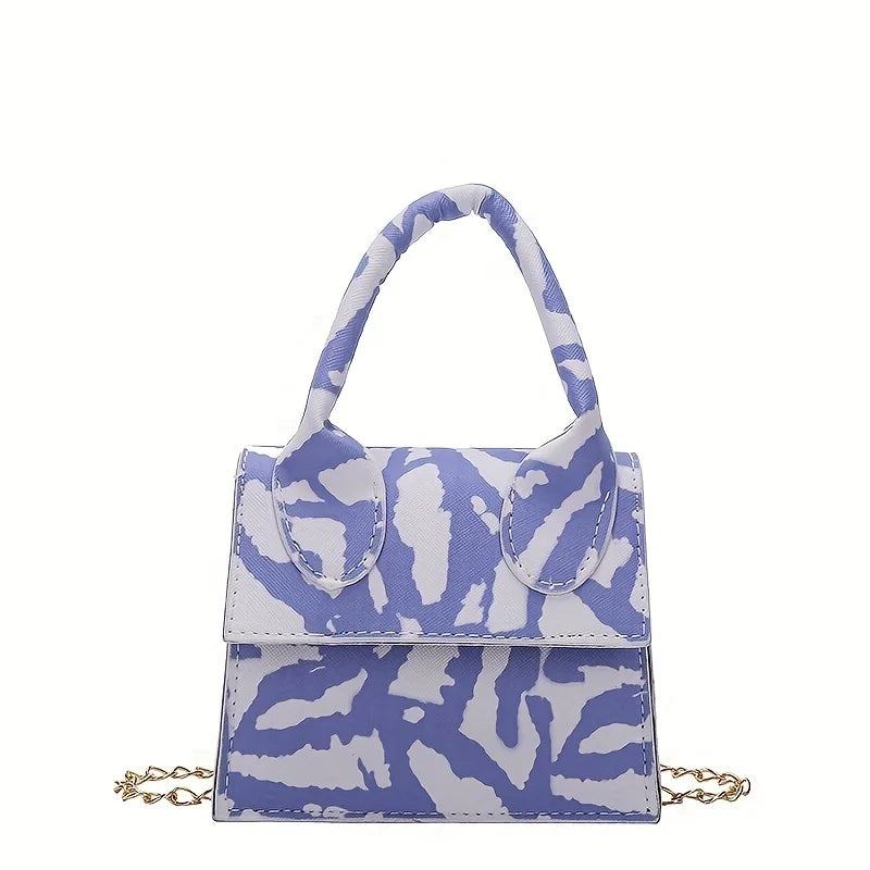 Chic 2023 Korean Fashion Women's Small Square Chain Crossbody Handbag