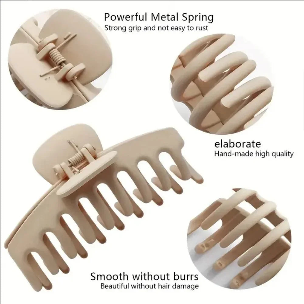 Stylish 6-Piece Korean Hair Claw Clip Set for Women - Versatile Shark Clips & Barrettes for Every Occasion!