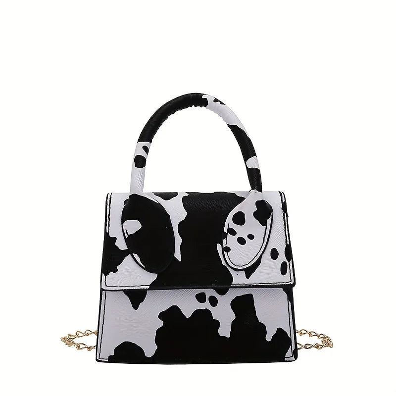 Chic 2023 Korean Fashion Women's Small Square Chain Crossbody Handbag