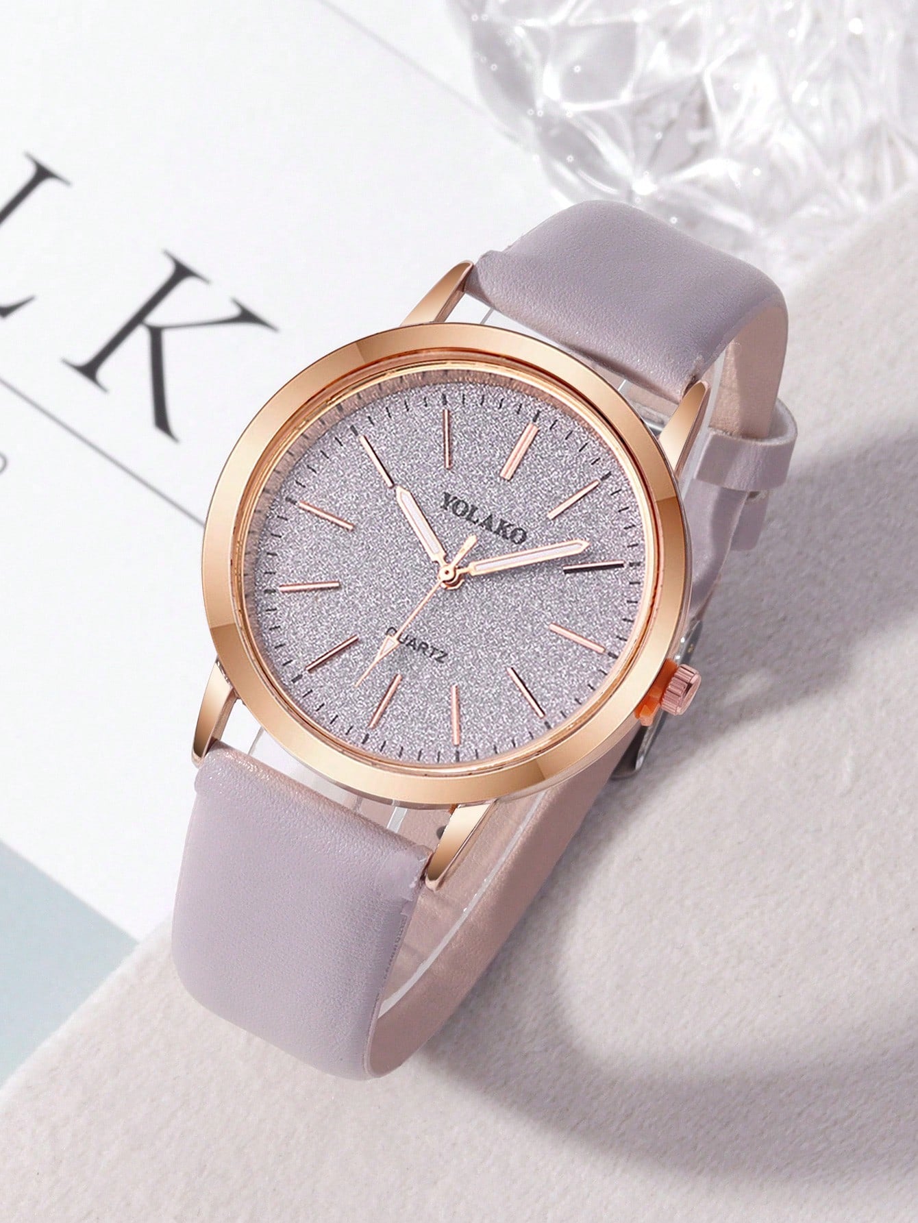 Elegant Starry Sky PU Leather Women's Watch - Perfect Casual Quartz Timepiece for Back-to-School Gifts